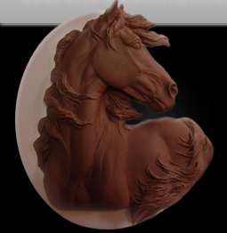 equine sculptor Morgen Kilbourn
